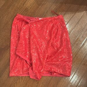 About Us Hot Pink Mini Skirt. M